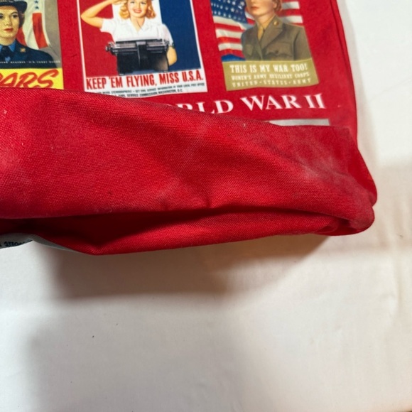 Vintage-Inspired Red Women of WWII Tote Bag - Picture 9 of 9